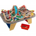 Set trenulet  Waterfall Junction KidKraft cu masa de joaca din lemn